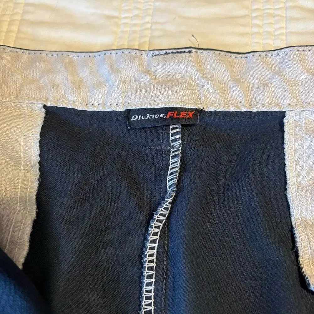 Dickies Flex Dark Navy Straight-Leg Work Chinos